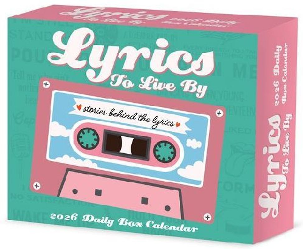 Lyrics to Live by 2026 5.4 X 6.2 Box Calendar