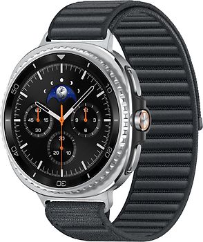 Samsung Galaxy Watch8 Classic 46 mm Boîtier aluminium noir sur Confort S/M graphite [Wi-Fi]