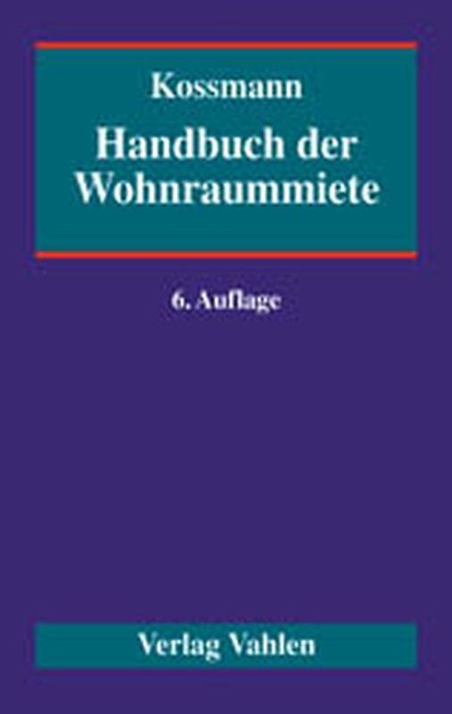 Handbuch der Wohnraummiete