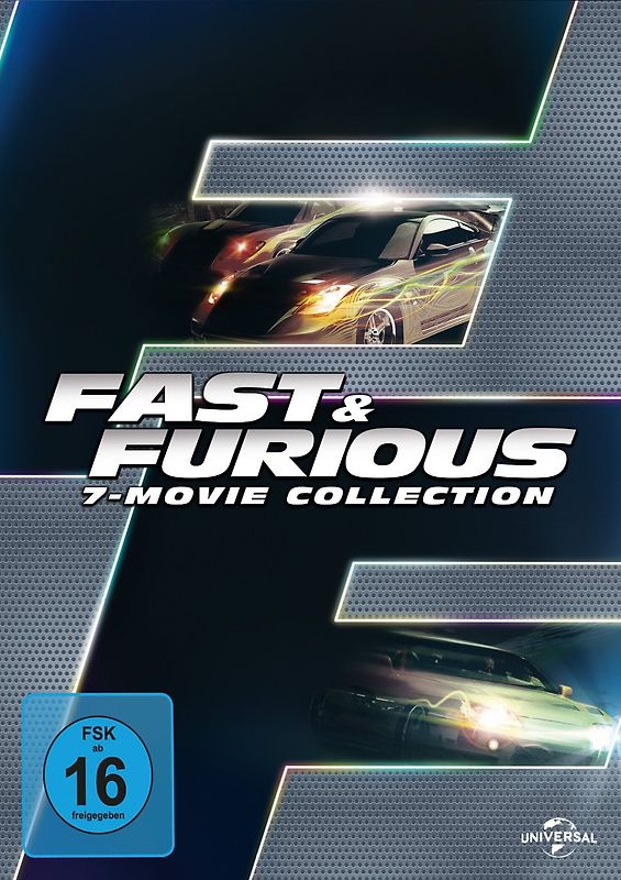 Fast & Furious 1-7 - Box [7 DVDs] DVD