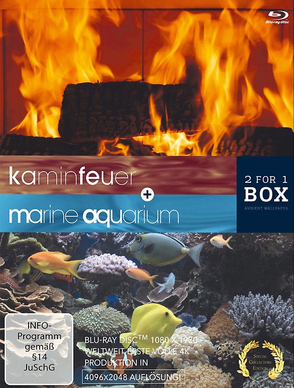 Kaminfeuer + Marine Aquarium  [Special Collector's Edition] [Special Edition] Blu-ray Disc