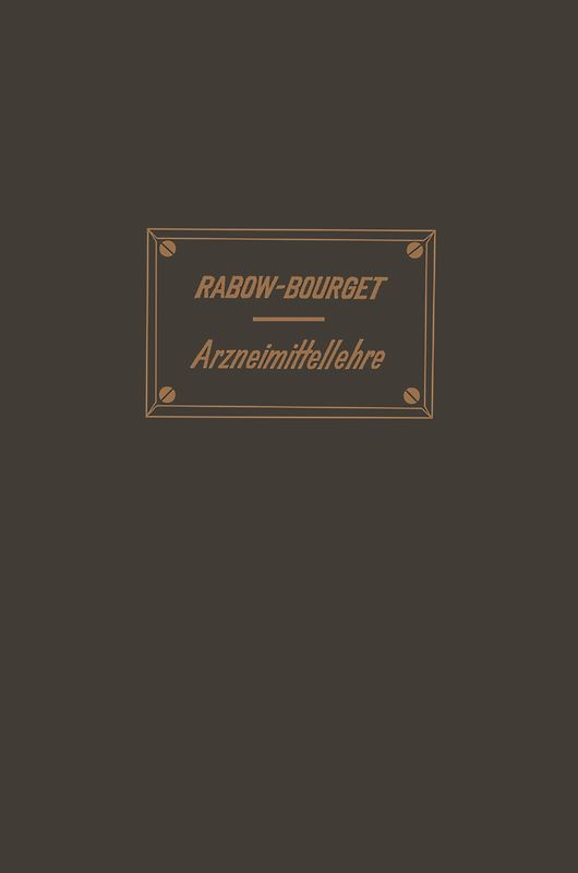 Handbuch der Arzneimittellehre