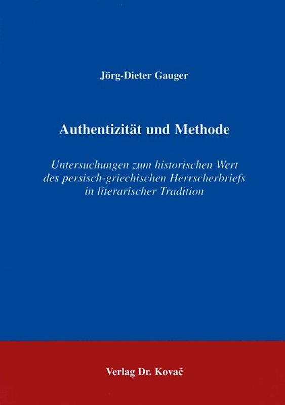 Authentizität und Methode