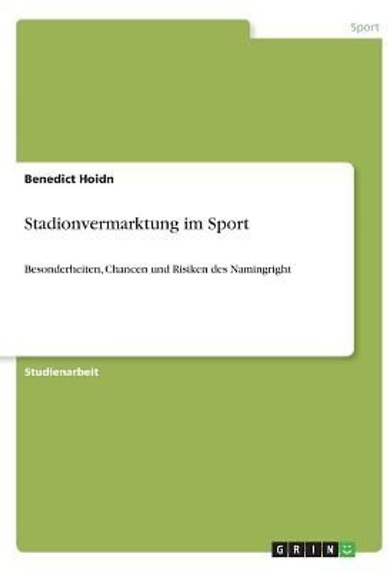 Stadionvermarktung im Sport