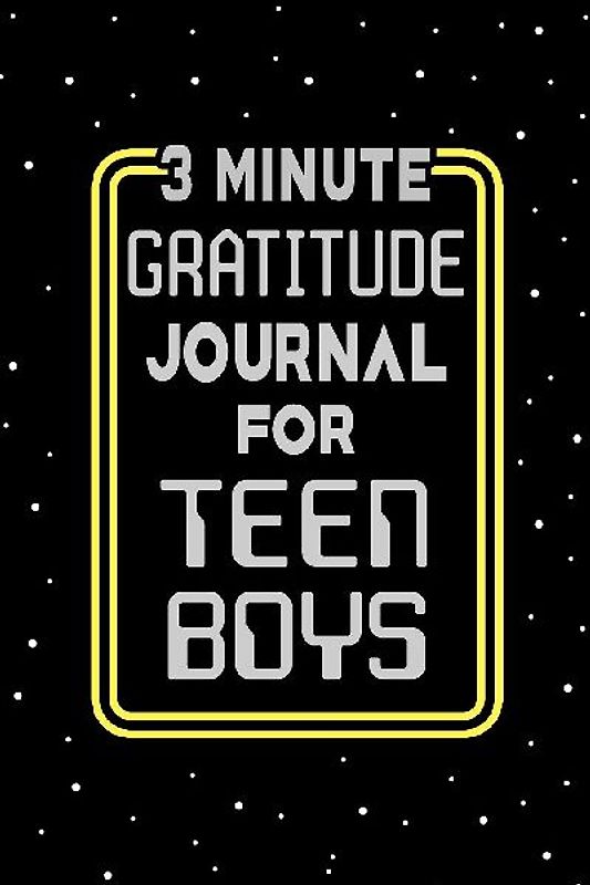 3 Minute Gratitude Journal for Teen Boys