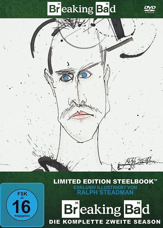 Breaking Bad: Die komplette zweite Season [Limited Edition Steelbook, 4 Discs] DVD