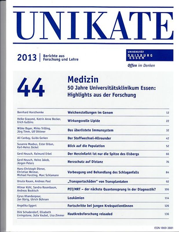 Essener Unikate 44: Medizin