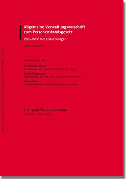 Allgemeine Verwaltungsvorschrift zum Personenstandsgesetz