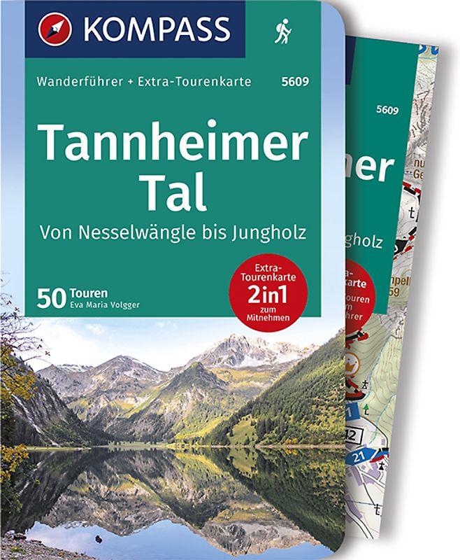 KOMPASS Wanderführer Tannheimer Tal von Nesselwängle bis Jungholz, 50 Touren