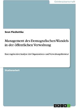 Management des Demografischen Wandels in der öffentlichen Verwaltung
