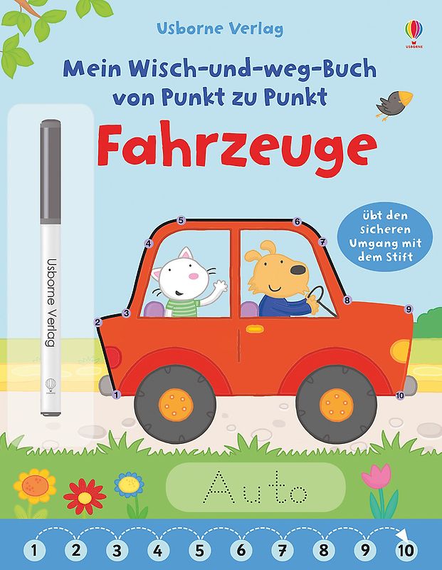 Mein Wisch-und-weg-Buch von Punkt zu Punkt: Fahrzeuge
