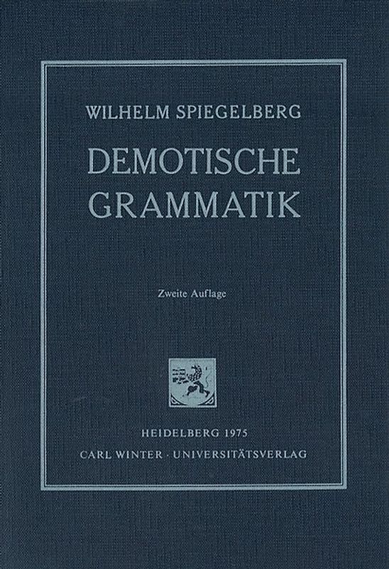 Demotische Grammatik