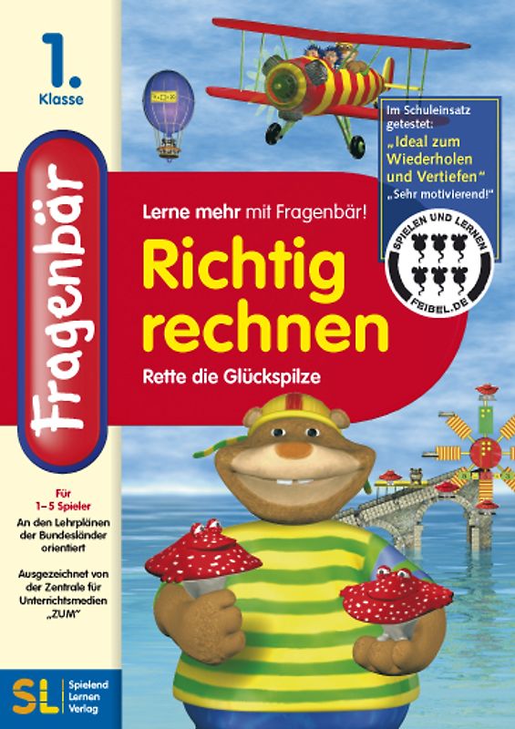 Fragenbär - Richtig rechnen 1. Klasse PC Spiele
