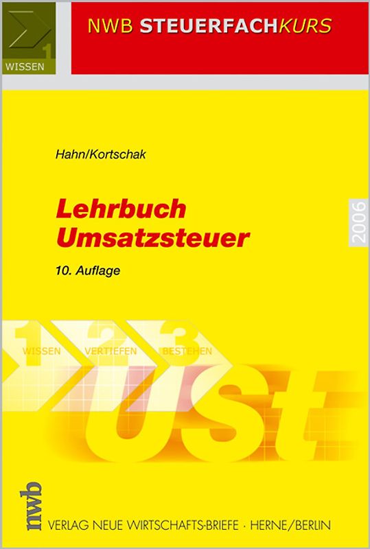 Lehrbuch Umsatzsteuer