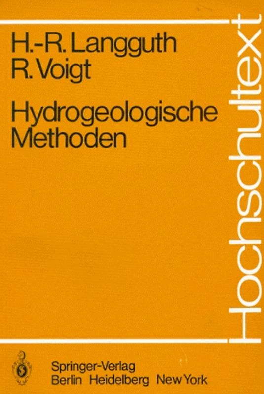 Hydrogeologische Methoden