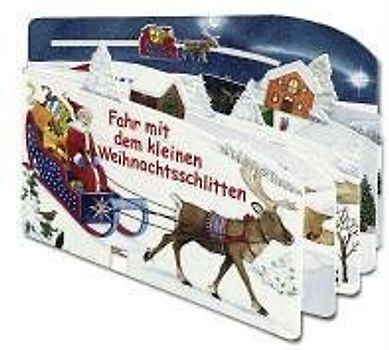 Fahr mit dem kleinen Weihnachtsschlitten