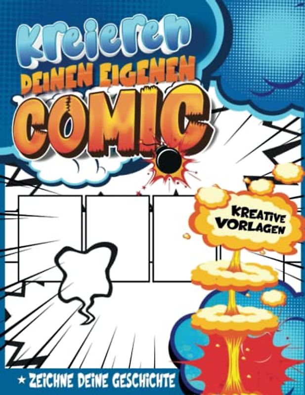 Comic Sketchbook Din A4: Künstlerbedarf Für Comic-Künstler, Um Eine Einzigartige Heldengeschichte Zu Erstellen | Mädchen 13 Jahre Geschenkideen