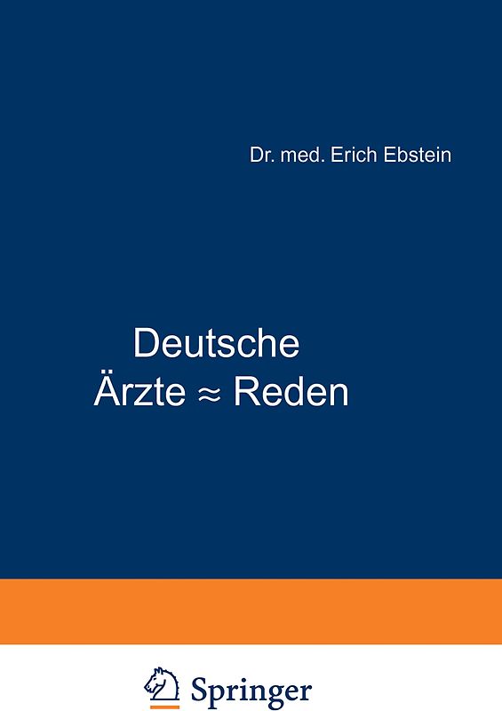 Deutsche Ärzte - Reden