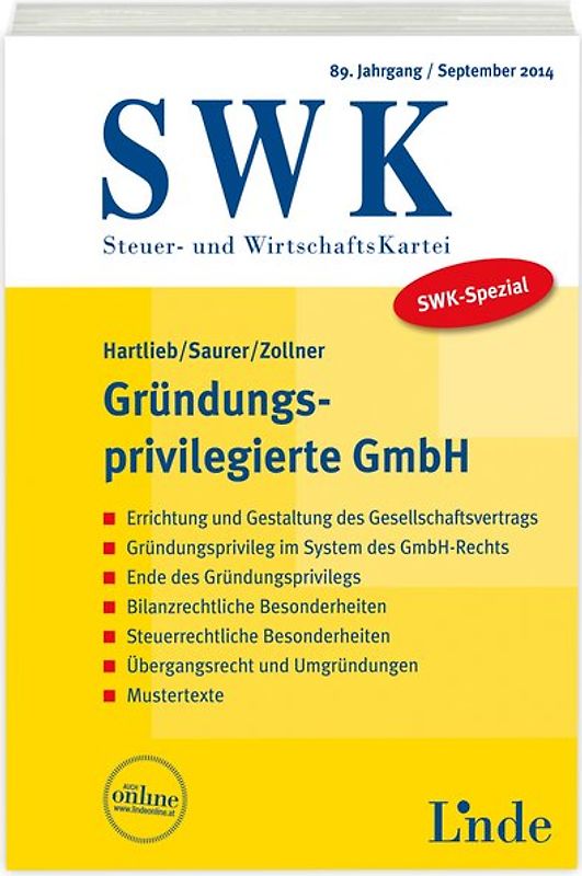 SWK-Spezial Gründungsprivilegierte GmbH