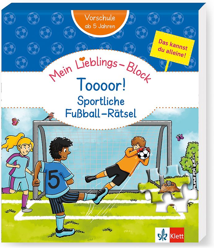 Klett Mein Lieblings-Block Toooor! Sportliche Fußball-Rätsel
