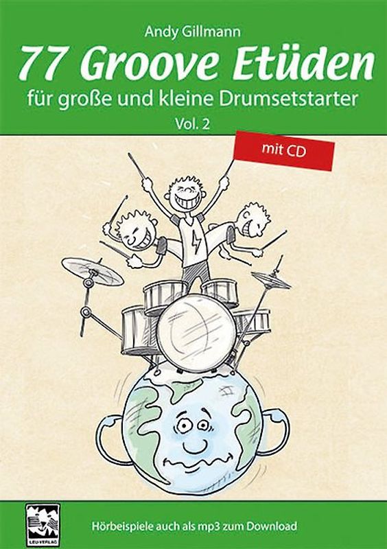 77 Groove Etüden für große und kleine Drumsetstarter