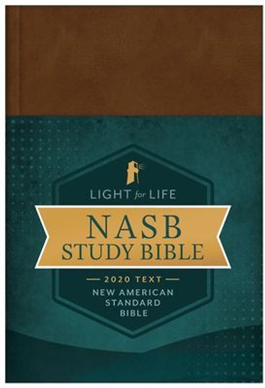 The Light for Life NASB Study Bible [Golden Caramel]