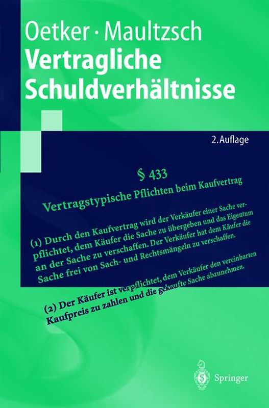 Vertragliche Schuldverhältnisse