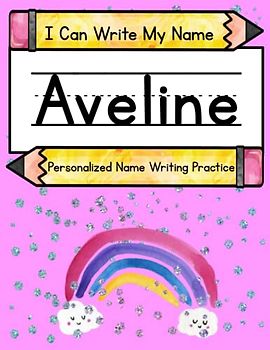 I Can Write My Name: Aveline: Personalized Name Writing Practice