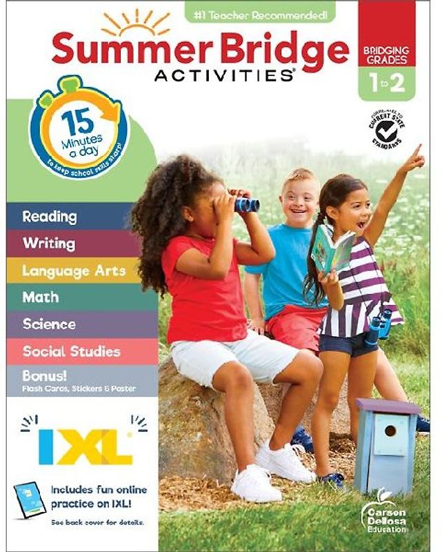 Summer Bridge Activities, Grades 1 - 2