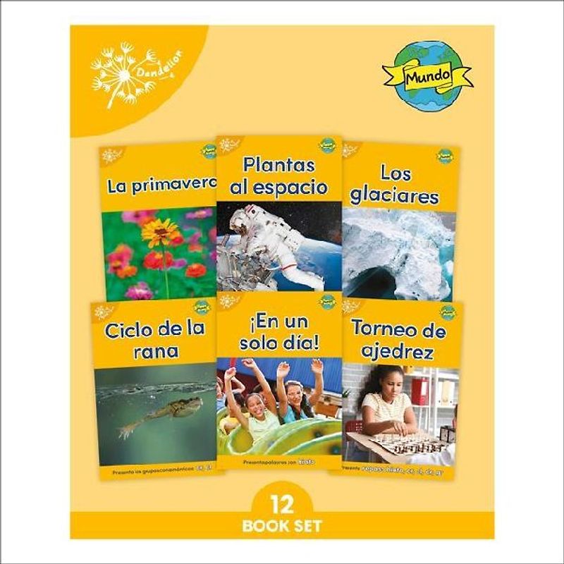Phonic Books Dandelion Mundo Spanish Decodables Set 3