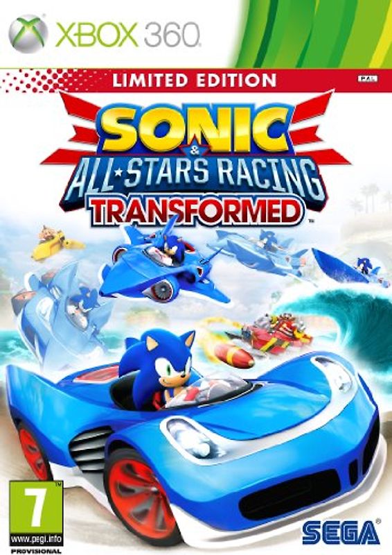 Sonic & SEGA All-Stars Racing: Transformed [Limited Edition, Internationale Version] Xbox 360