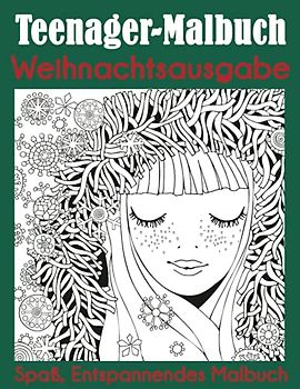 Teenager-Malbuch Weihnachtsausgabe