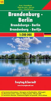 freytag & berndt Straßenkarte Brandenburg - Berlin 1:200.000