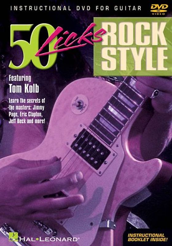 Hal Leonard 50 Licks -Rock style DVD