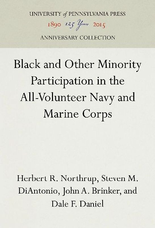 Black and Other Minority Participation in the All-Volunteer Navy and Marine Corps