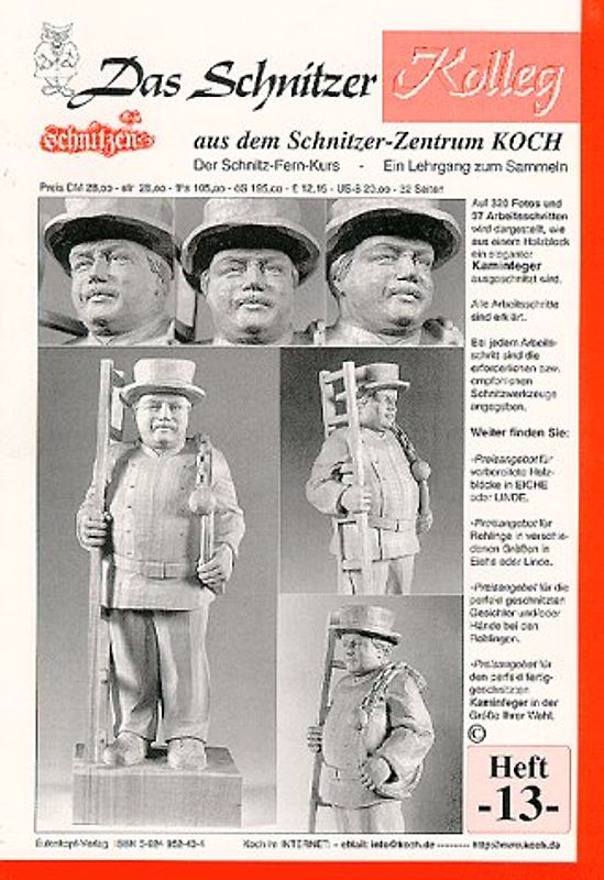 Das Schnitzer-Kolleg / Skulptur Kaminfeger mit Schritt-für-Schritt-Anleitung