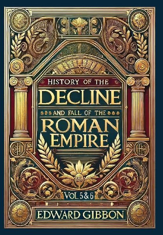 History of the Decline and Fall of the Roman Empire Vol. 5 & 6 (Collector's Edition) (Laminated Hardback with Jacket)