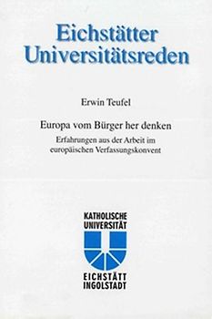 Erwin Teufel - Europa vom Bürger her denken