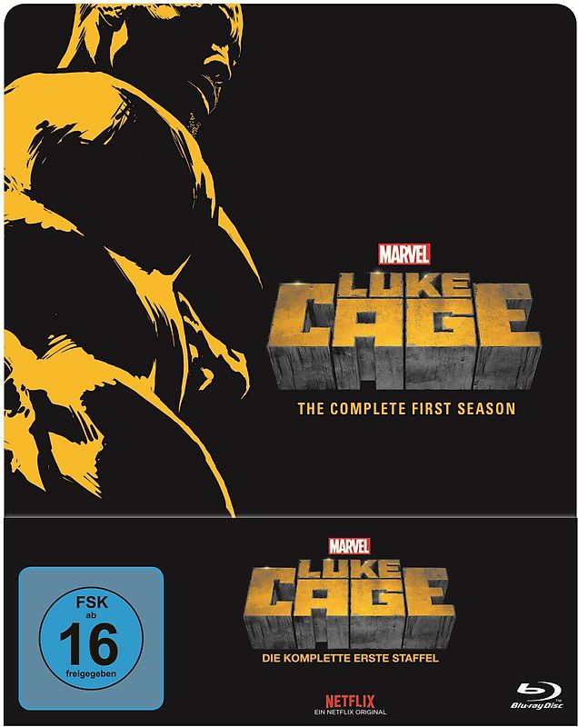 Marvel's Luke Cage: Die komplette erste Staffel [4 Discs, Steelbook, Exklusivprodukt] Blu-ray Disc