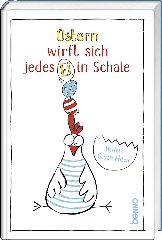 Ostern wirft sich jedes Ei in Schale