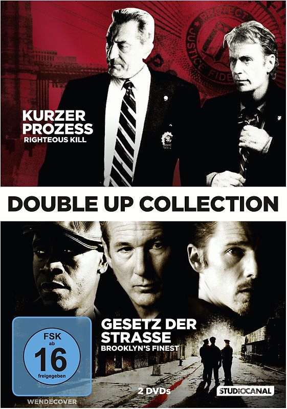 Double Up Collection: Kurzer Prozess - Righteous Kill / Gesetz der Straße - Brooklyn's [2 DVDs] DVD