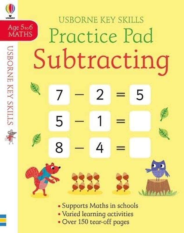 Subtracting Practice Pad 5-6 (Key Skills): 1