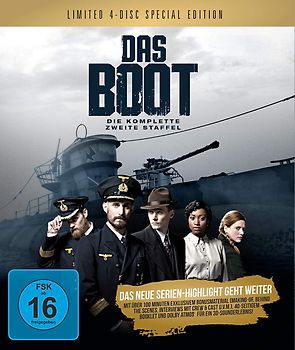 Das Boot - Die komplette zweite Staffel [Limited Special Edition, 4 Discs] Blu-ray Disc