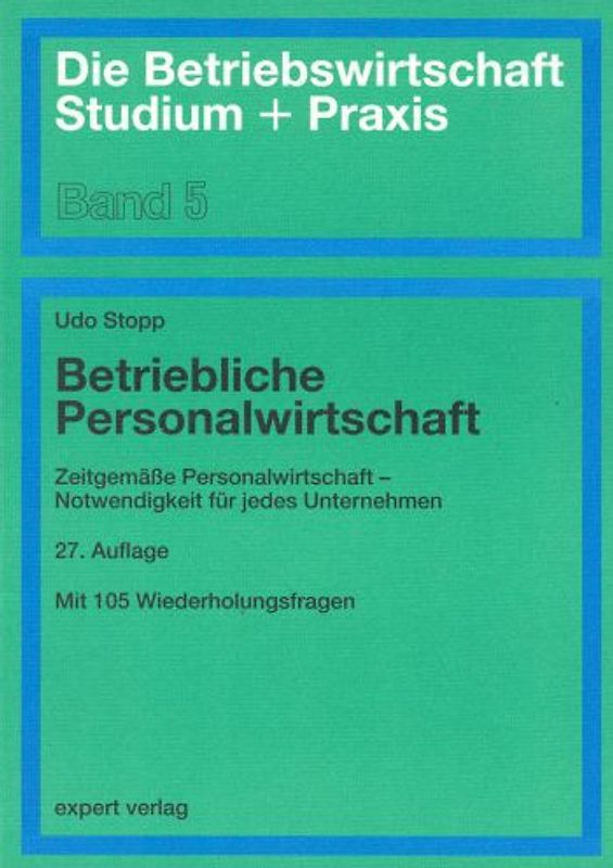 Betriebliche Personalwirtschaft
