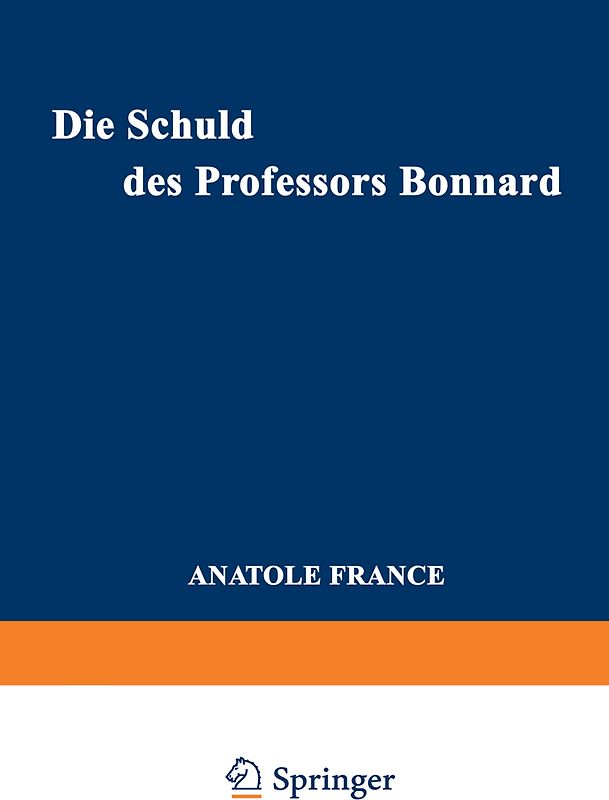 Die Schuld des Professors Bonnard