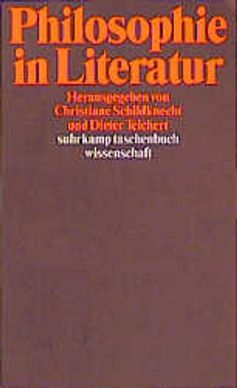 Philosophie in Literatur