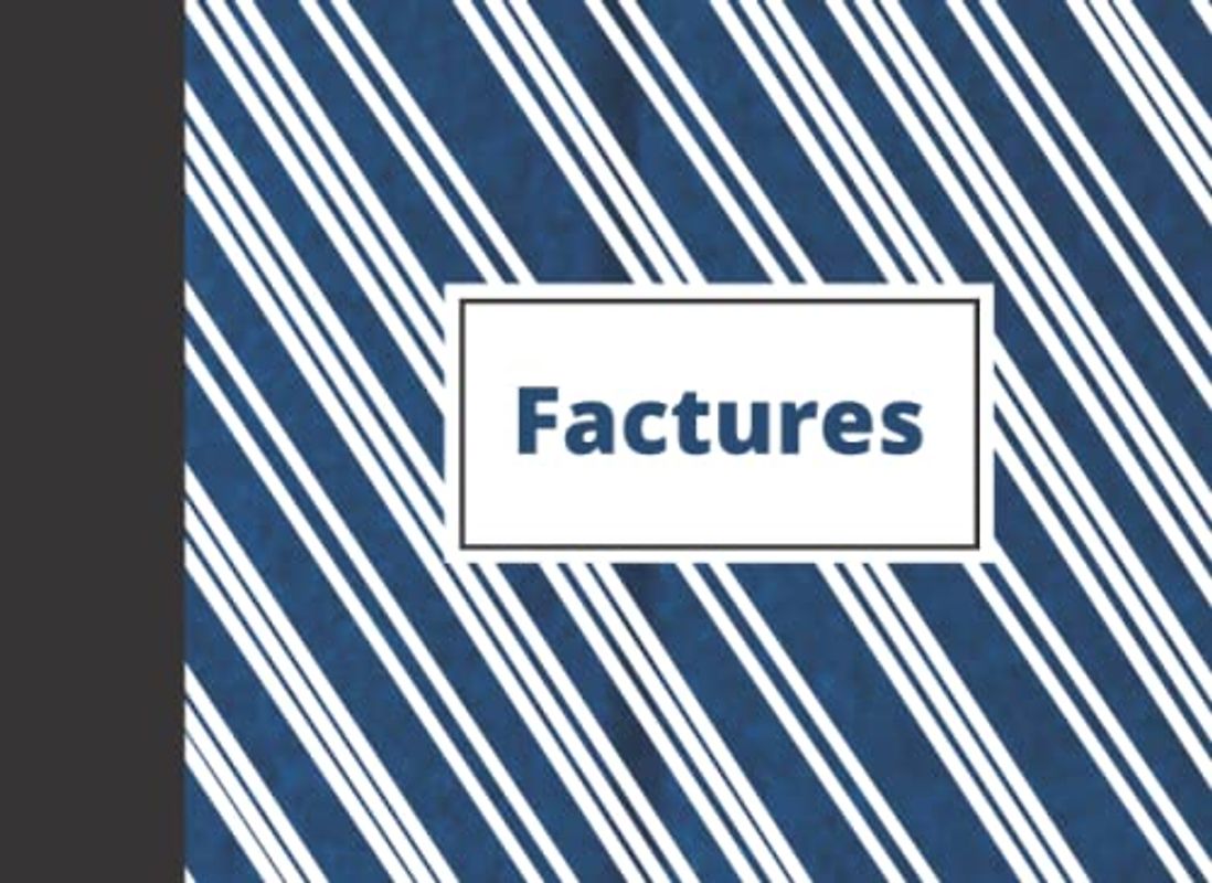 Factures: Carnet facture auto entrepreneur format 20,95 x 15,24 - 50 feuillets numérotés dupli autocopiants- modèle simple sans mention de la TVA