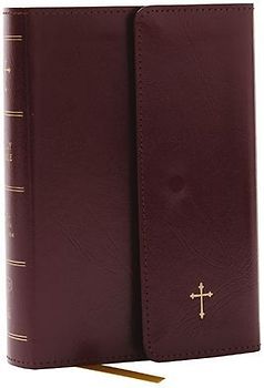 KJV Holy Bible: Compact with 43,000 Cross References, Burgundy Leatherflex with Flap, Red Letter, Comfort Print: King James Version