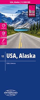 Reise Know-How Landkarte USA 11, Alaska (1:2.000.000)