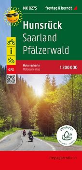 freytag & berndt Motorradkarte Hunsrück 1:200.000